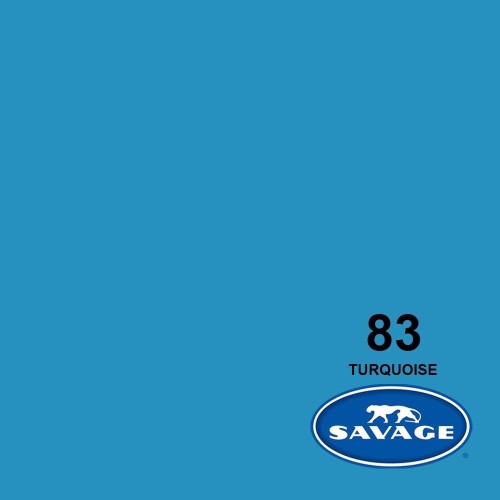 Фон бумажный Savage SA 83-86, 2,18 х 11 м., цвет TURQUOISE