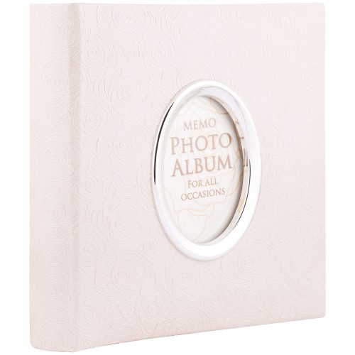 Фотоальбом Innova Rose Fabric BB Memo 10x15 на 200 фото, с кармашками, винил, розовый (Q8905305)