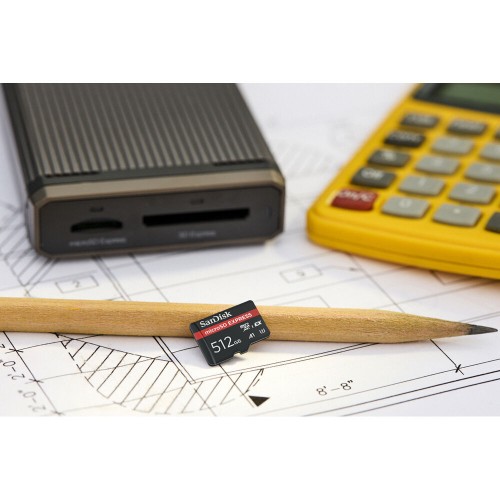 Карта памяти SanDisk Express MicroSDXC 128GB PCIe NVMe U3 A1, R/W 880/480 МБ/с