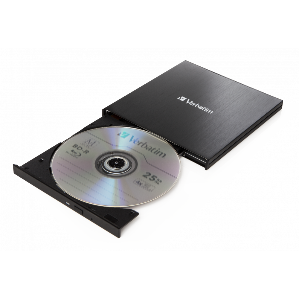 Привод внешний Verbatim External Slimline Blue-ray Writer USB-С 3.2 Gen 1