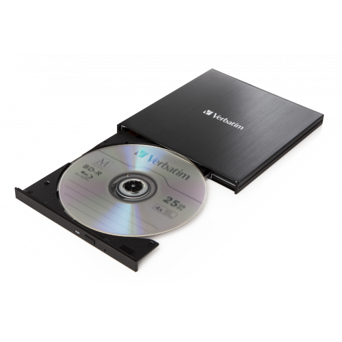 Привод внешний Verbatim External Slimline Blue-ray Writer USB-С 3.2 Gen 1