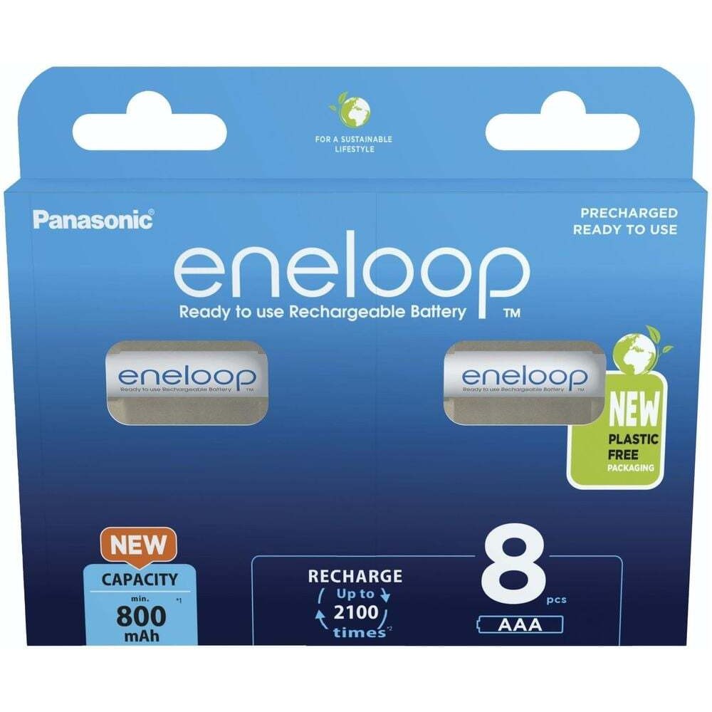 Аккумулятор Panasonic Eneloop BK-4MCDE/8BE 800 mAh 8шт AAA