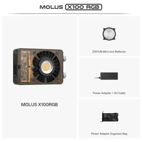 Осветитель Zhiyun MOLUS X100RGB COB Light Standart