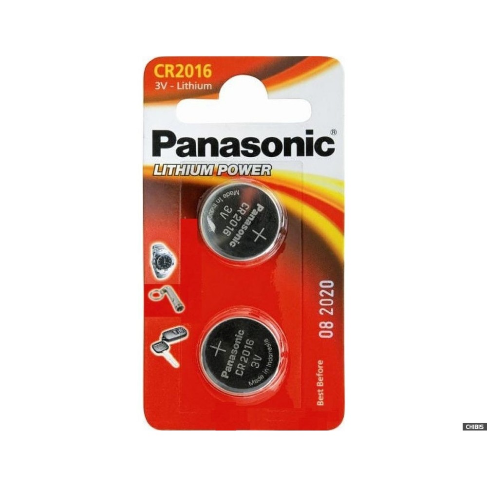 Батарейки Panasonic Lithium Power CR-2016 литиевые 2 шт