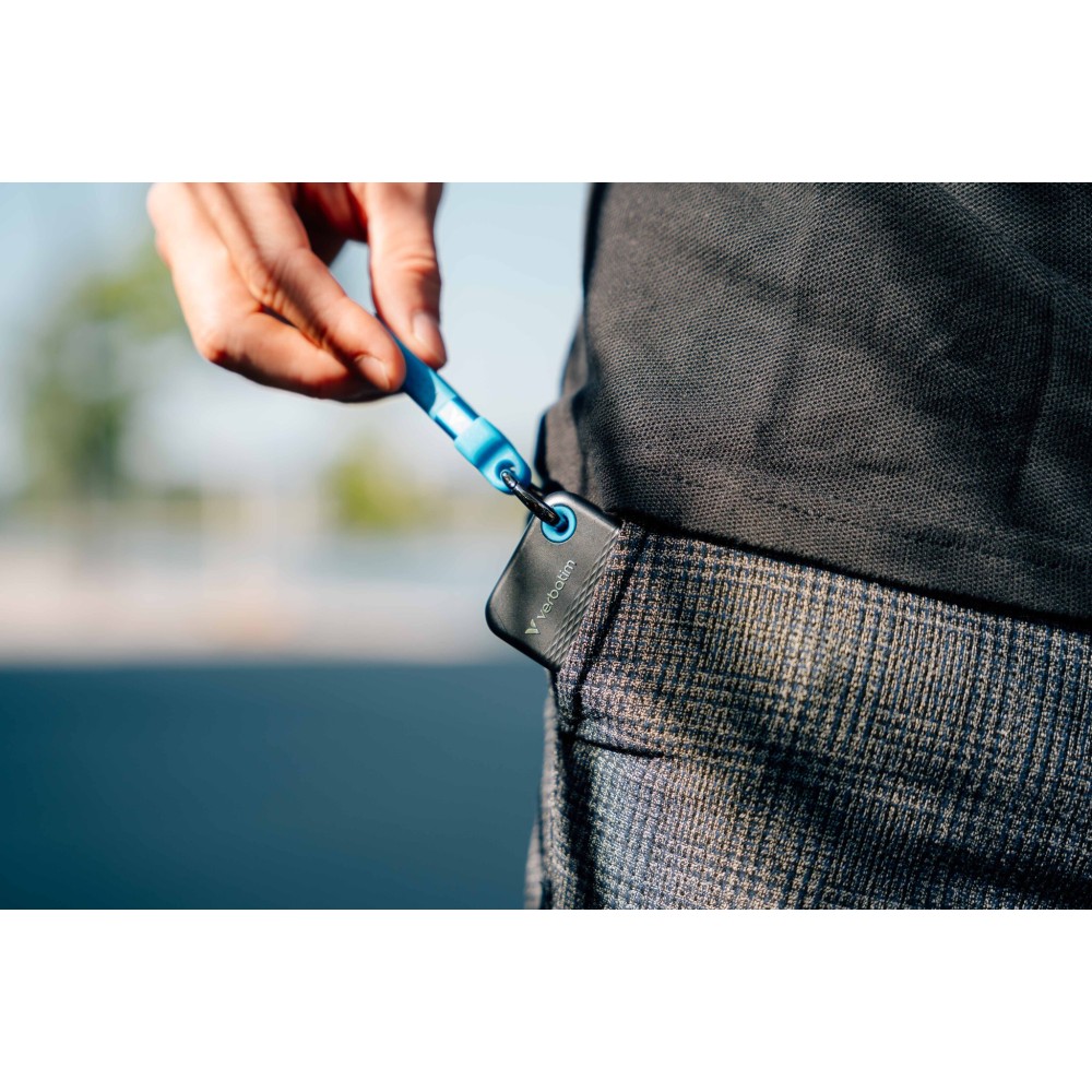 Внешний накопитель Verbatim Pocket SSD 1TB, USB 3.2 Gen2, R/W 1000/1000 МБ/с черный/синий