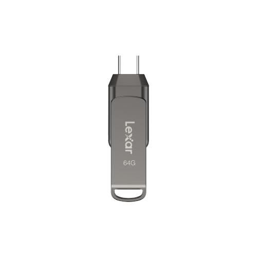 Флеш-накопитель Lexar JumpDrive Dual Drive D400 USB 3.1 Gen1 Type-C 64GB, R 130МБ/с