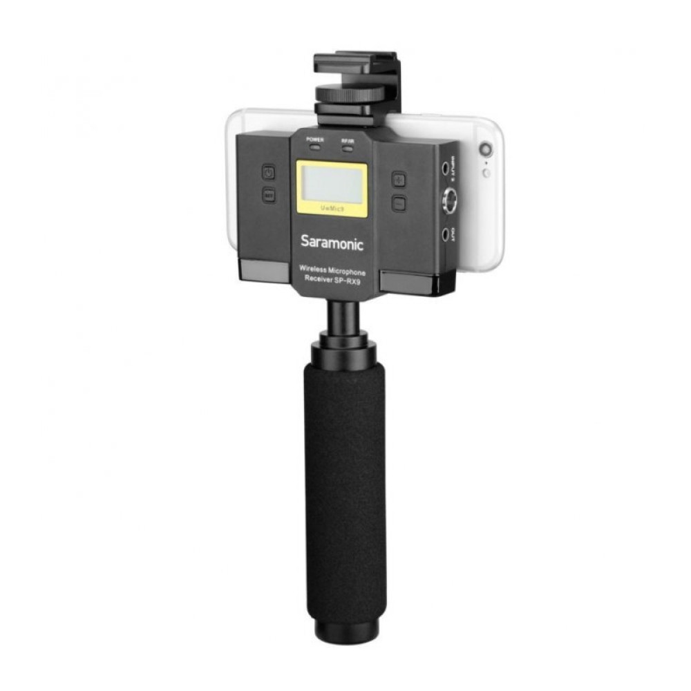 Приемник Saramonic UwMic9 SP-RX9 с держателем для смартфона