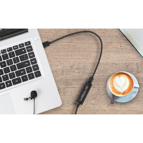 Микрофон петличный Saramonic LavMicro+ DC, разъем Lightning, Type-C, USB-A