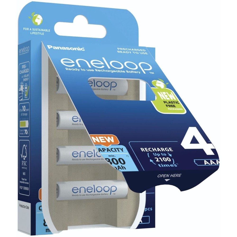 Аккумулятор Panasonic Eneloop BK-4MCDE/4BE 800 mAh 4шт AAA
