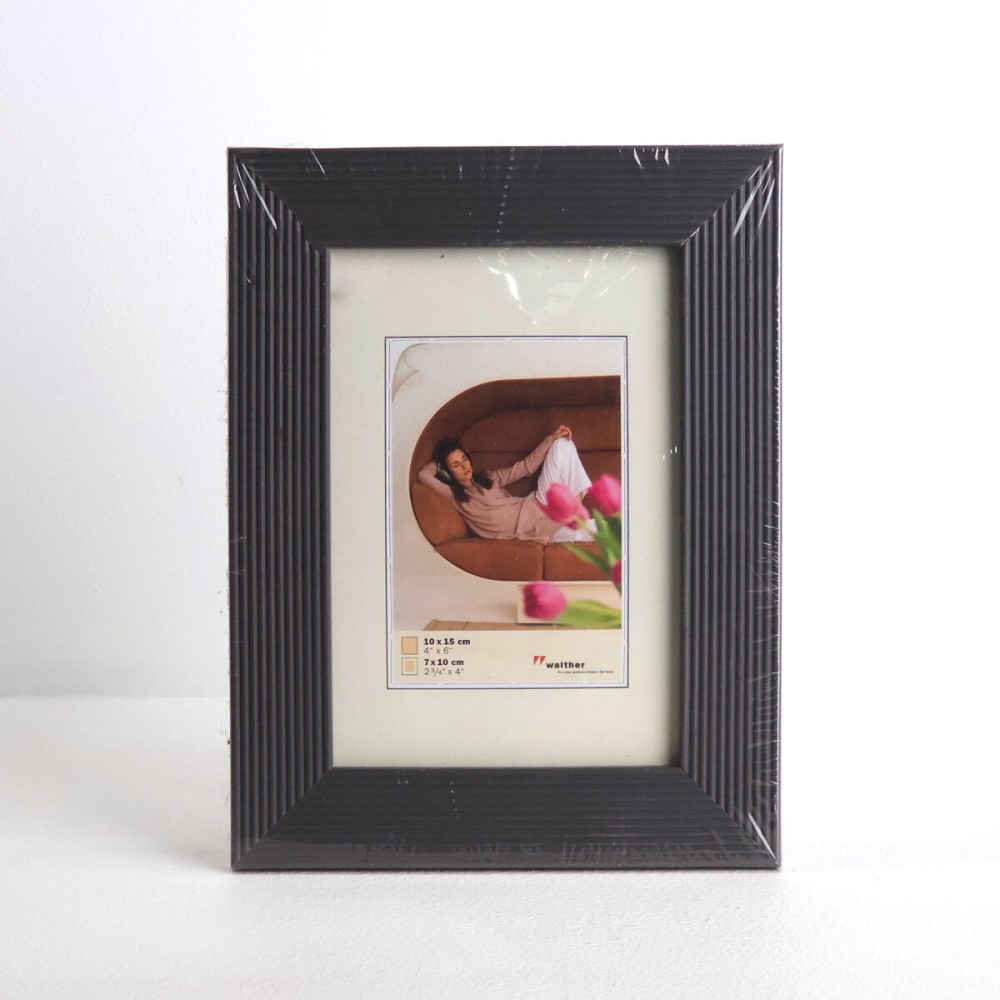 Фоторамка Walther Grado 10x15, дерево/стекло, серый (HI 015 D)
