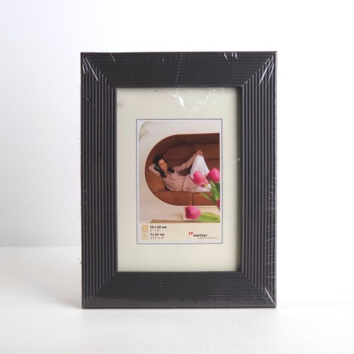 Фоторамка Walther Grado 10x15, дерево/стекло, серый (HI 015 D)