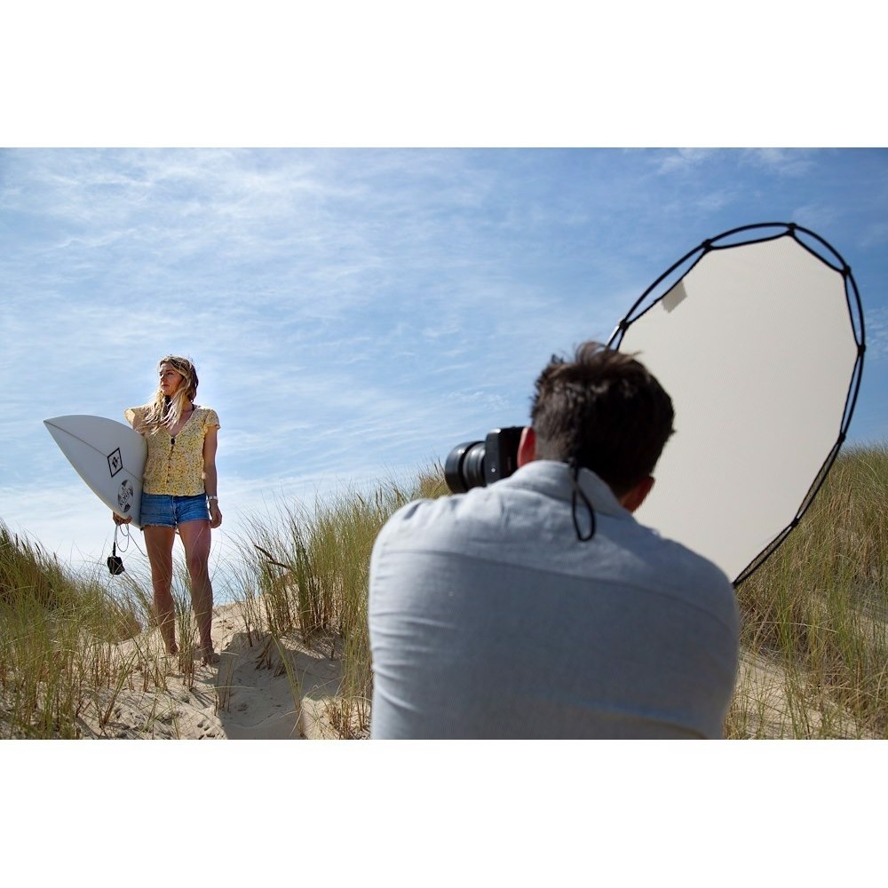 Отражатель Lastolite LL LR3320 HaloCompact Difflector 82cm мягкое серебро