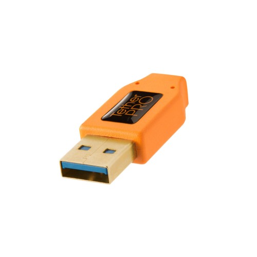 Кабель Tether Tools TetherPro USB 3.0 to Micro-B Right Angle 4.6m Orange [CU61RT15-ORG]