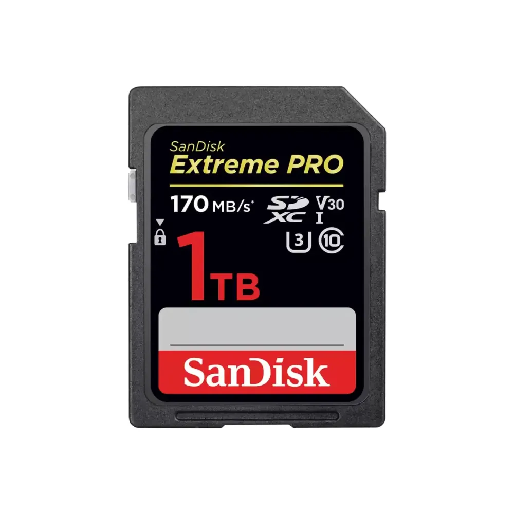 Карта памяти SanDisk Extreme Pro SDXC 1TB UHS-I U3 V30, R/W 170/90 МБ/с
