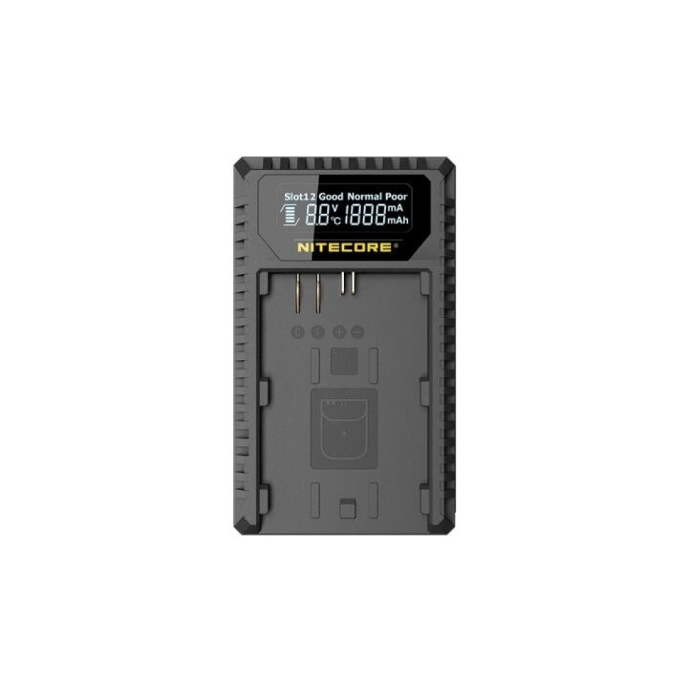 Зарядное устройство Nitecore UCN1 Dual Slot USB Charger для аккумуляторов LP-E6N/NH и LP-E8