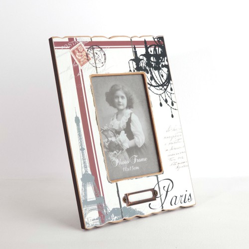 Фоторамка Innova Paris 10x15, МДФ/стекло, белый (PI04007)