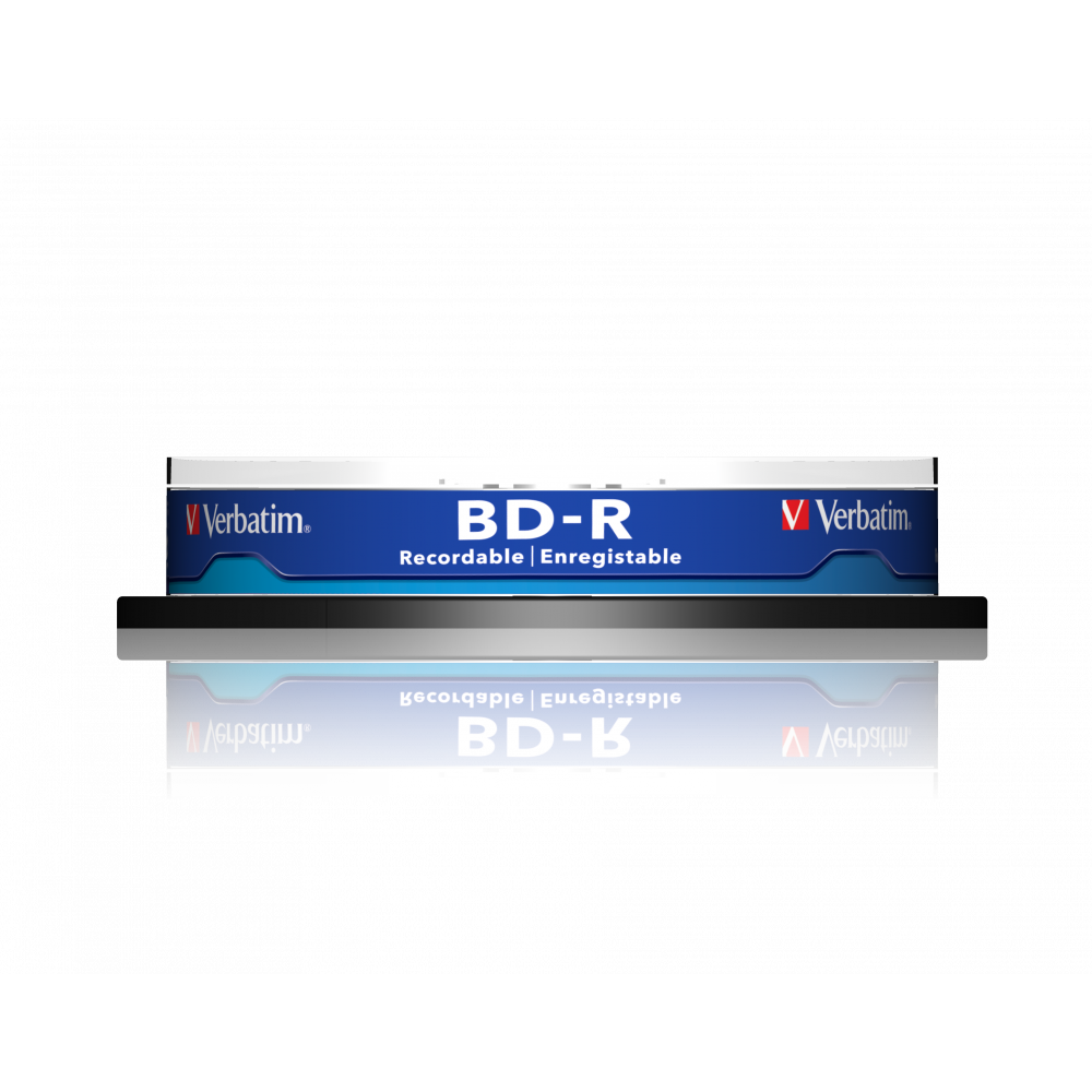 Оптический диск Verbatim BD-R SL 25GB 6X HardCoat, Spindle, 10 шт