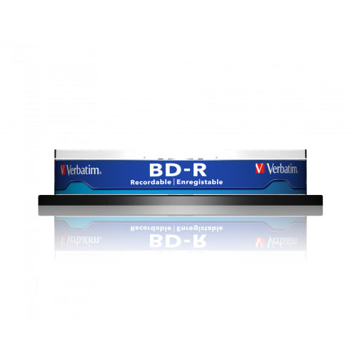 Оптический диск Verbatim BD-R SL 25GB 6X HardCoat, Spindle, 10 шт
