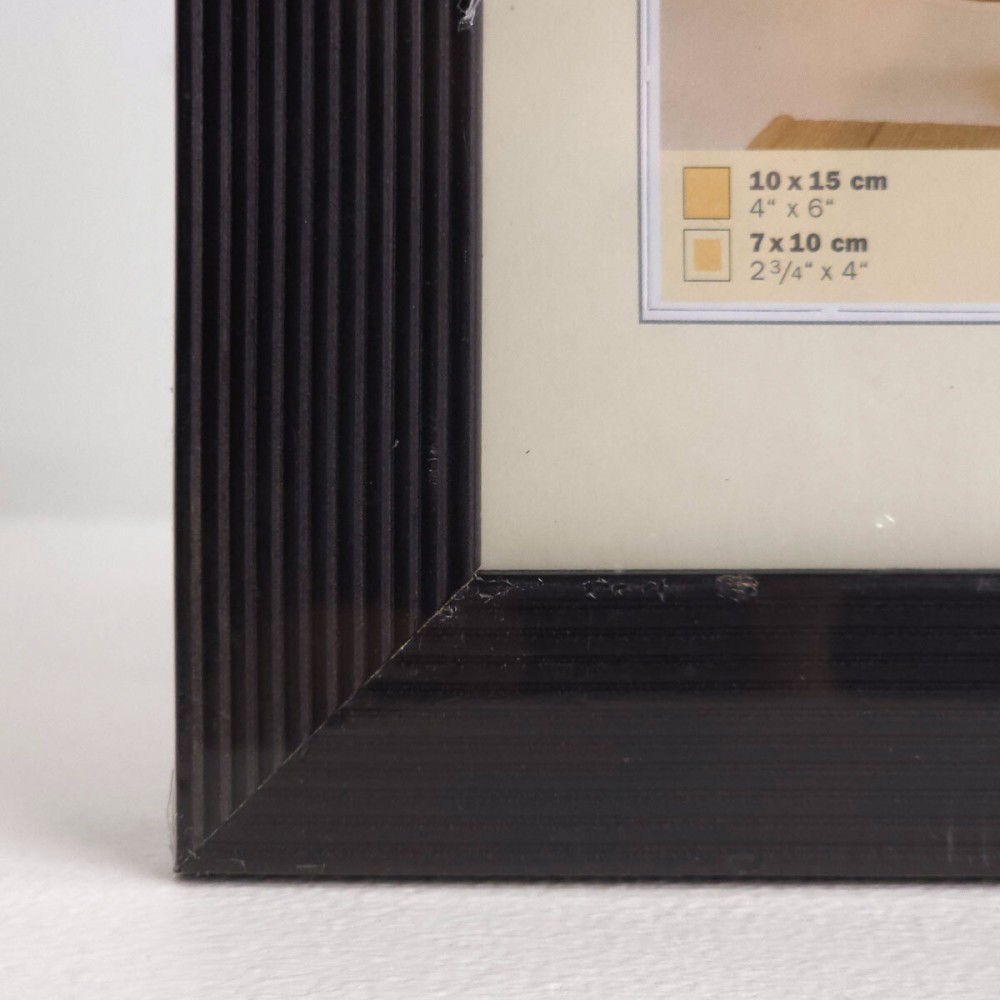 Фоторамка Walther Grado 10x15, дерево/стекло, черный (HI 015 B)