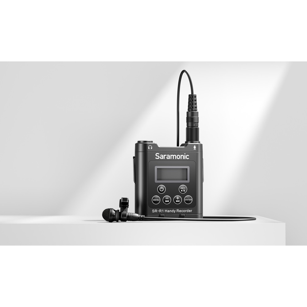 Рекордер Saramonic SR-R1 Belt Pack Stereo Recorder с петличным микрофоном