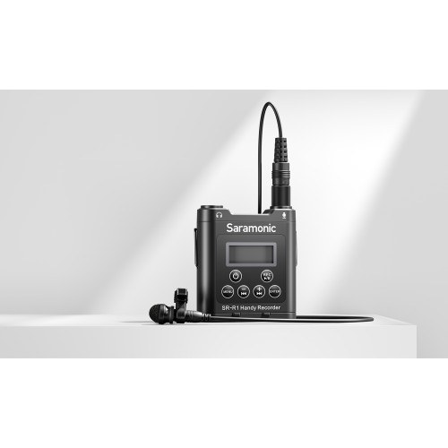 Рекордер Saramonic SR-R1 Belt Pack Stereo Recorder с петличным микрофоном