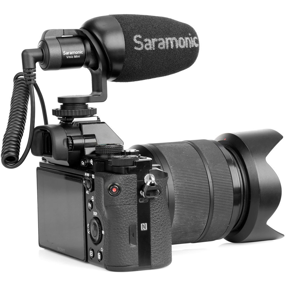 Микрофон накамерный Saramonic Vmic Mini направленный, разъем 3,5 мм TRRS/TRS