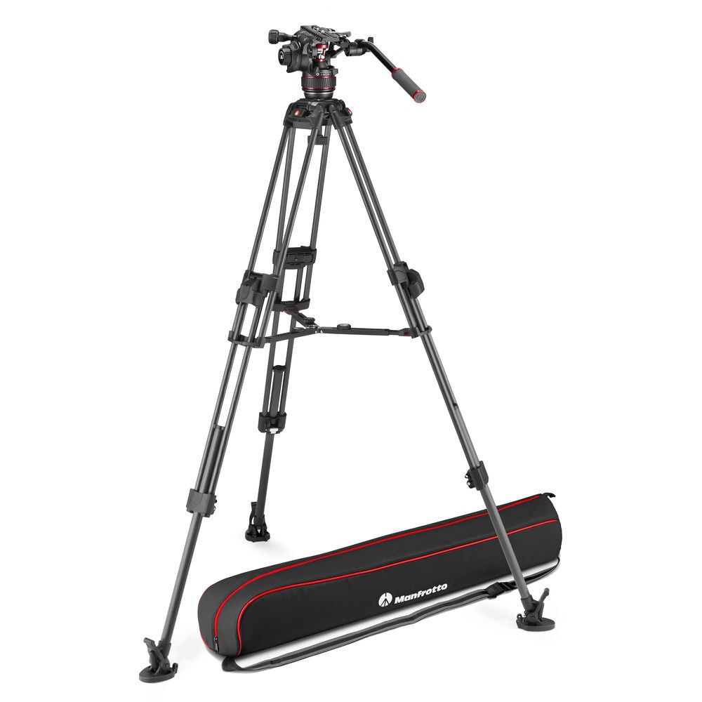 Видеоштатив Manfrotto MVK608TWINFC Fast Twin карбоновый с головой Nitrotech 608