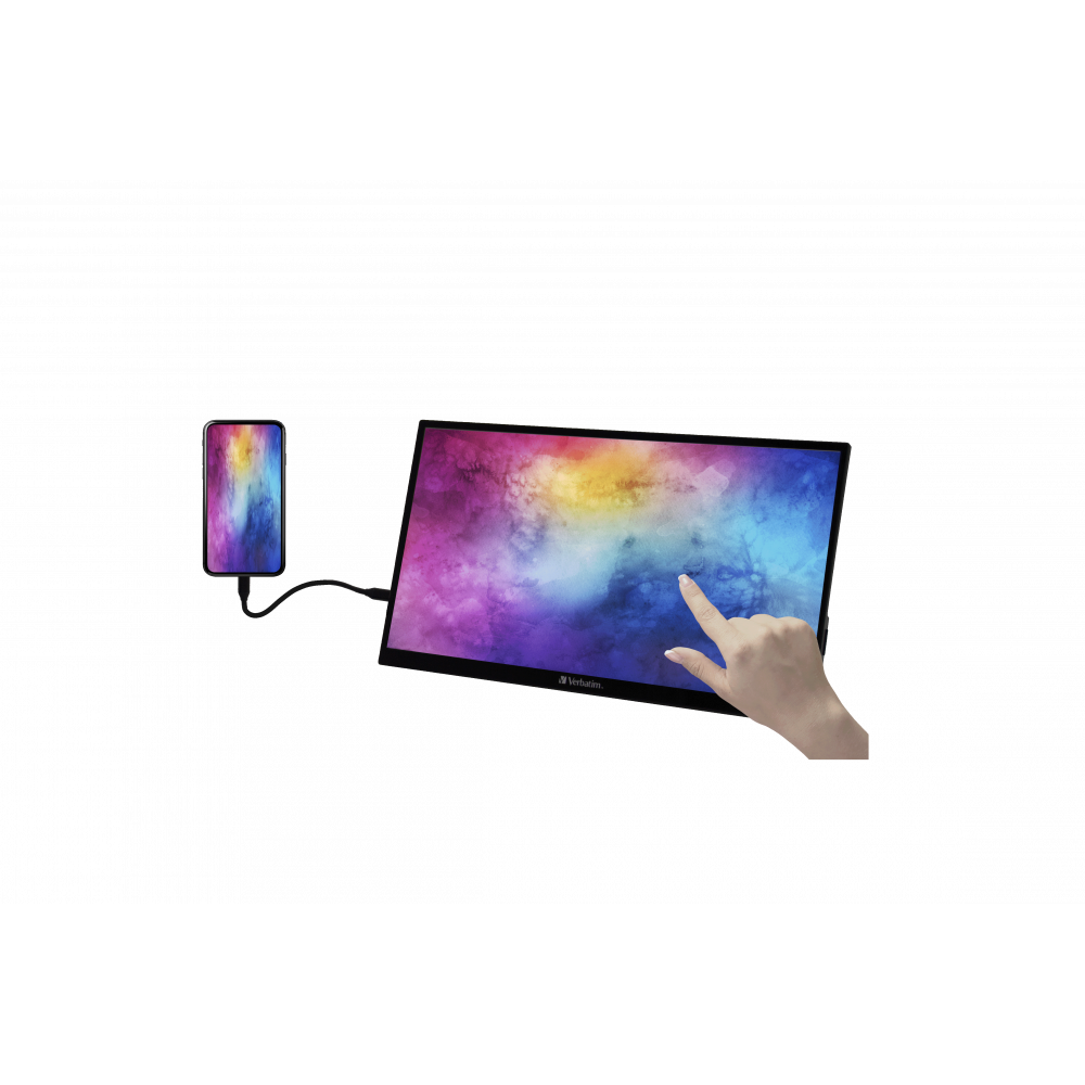 Портативный сенсорный монитор Verbatim PMT-15 Portable Touchscreen Monitor 15.6" Full HD 1080p