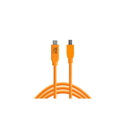 Кабель Tether Tools TetherPro USB-C to 2.0 Mini-B 5-Pin 4.6m Orange [CUC2415-ORG]