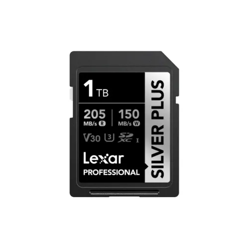 Карта памяти Lexar Professional Silver Plus 1066x SDXC 1TB UHS-I U3 V30, R/W 205/150 МБ/с