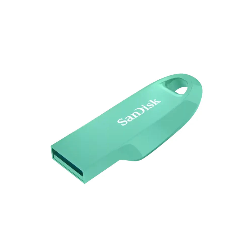 Флеш-накопитель SanDisk Ultra Curve USB 3.2 Gen1 64GB, R 100 МБ/с зеленый