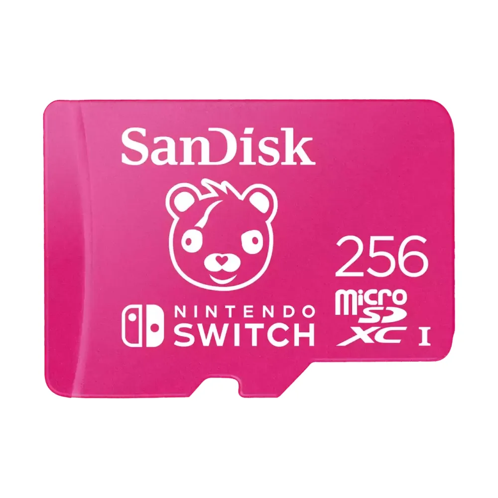 Карта памяти SanDisk Nintendo Switch Fortnite microSDXC 256GB, UHS-I U3, R/W 100/90 МБ/с