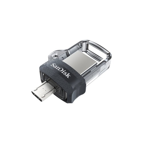 Флеш-накопитель SanDisk Ultra Dual Drive m3.0 USB-A/Micro B 64GB, R 130 МБ/с