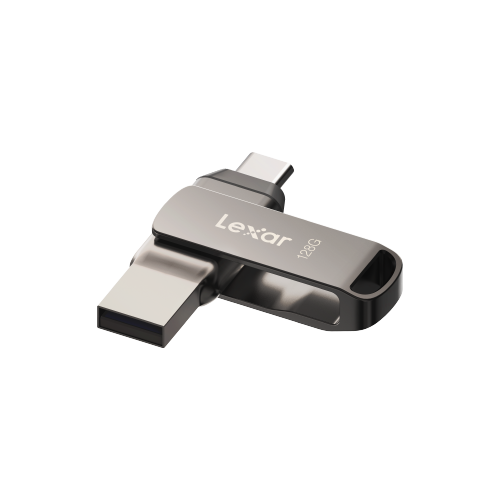 Флеш-накопитель Lexar JumpDrive Dual Drive D400 USB 3.1 Gen1 Type-C 128GB, R 130МБ/с