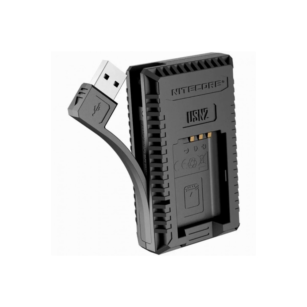 Зарядное устройство Nitecore USN2 Dual Slot USB Charger для аккумуляторов NP-BX1