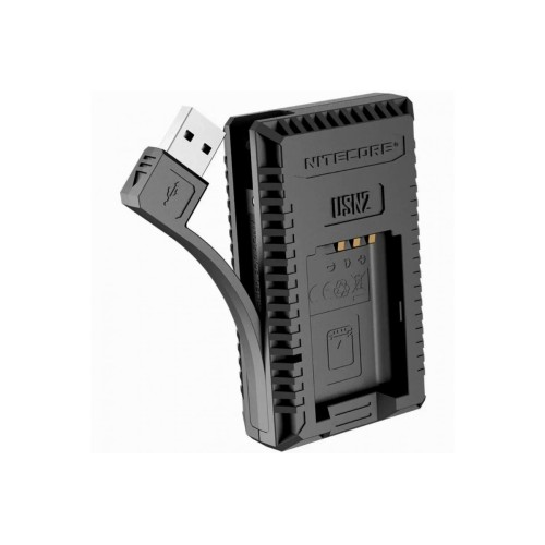 Зарядное устройство Nitecore USN2 Dual Slot USB Charger для аккумуляторов NP-BX1