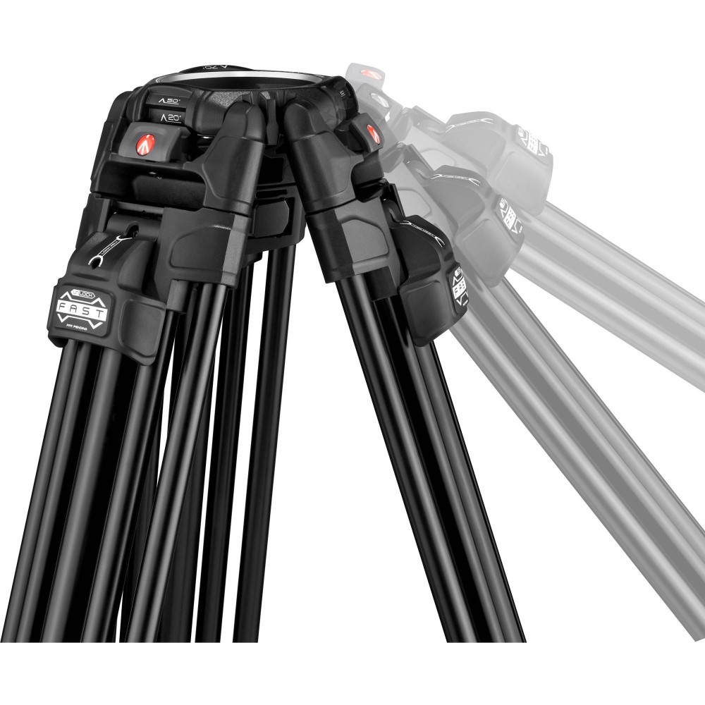 Видеоштатив Manfrotto MVK504XTWINFA голова 504X, штатив 645 Fast + монопод MVMXPROA4