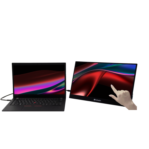 Портативный сенсорный монитор Verbatim Portable Touchscreen Monitor 15.6" Ultra HD 4K