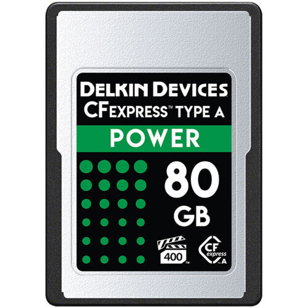 Карта памяти Delkin Devices Power CFexpress Type A 80GB VPG400, R/W 880/790 МБ/с