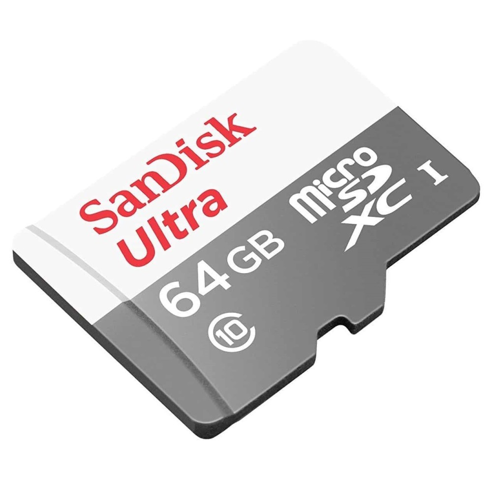Карта памяти SanDisk Ultra microSDXC 64GB UHS-I, R 100 МБ/с