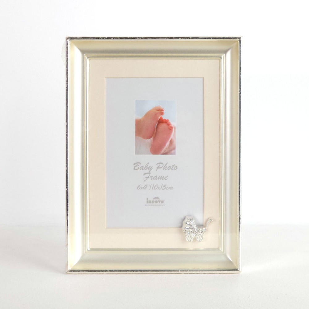 Фоторамка Innova Baby Treasures 10x15, металл/стекло, золотистый (PM7899)