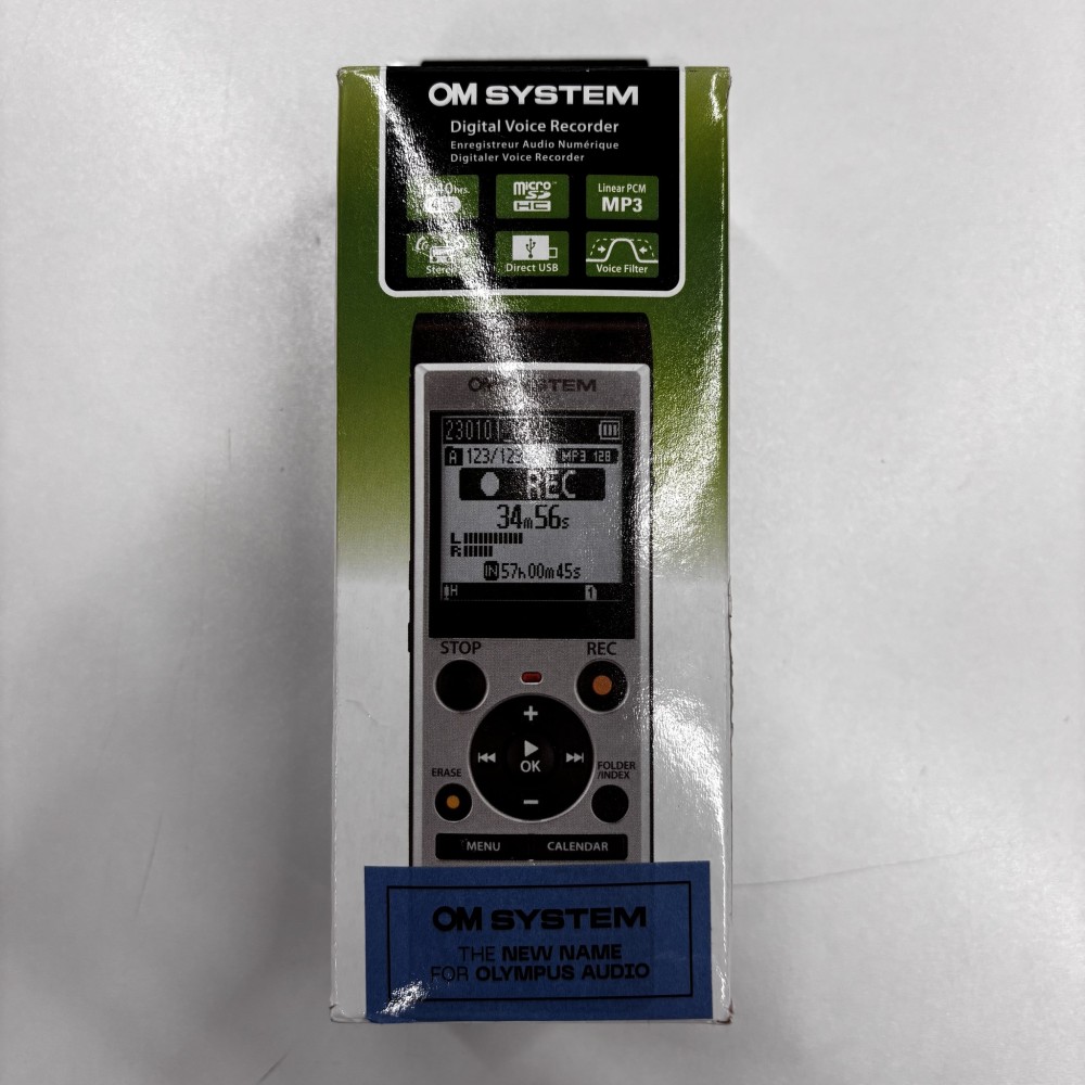 Диктофон OM System WS-882 (4GB) стерео серебристый (как новый)