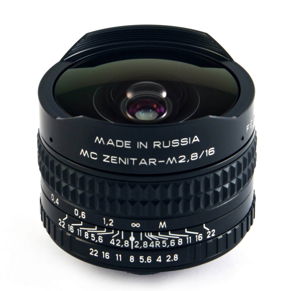 Объектив Зенит Зенитар-M 16mm f/2.8 M42