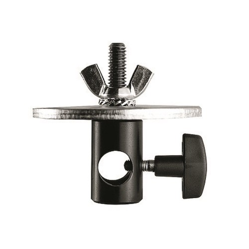 Адаптер Manfrotto 179 ''мама'' 16 мм, винтом 3/8'' и диском 80 мм