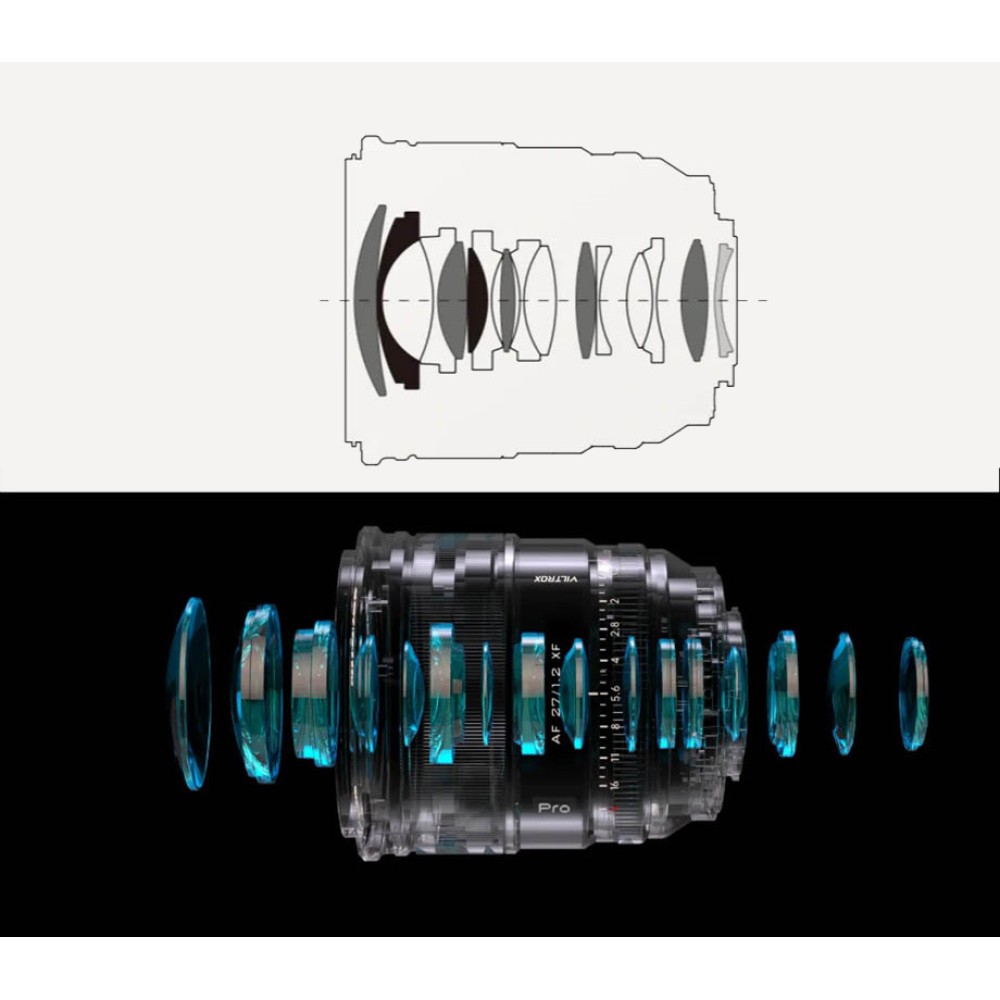 Объектив Viltrox AF 27mm F1.2 PRO E для Sony E (APS-C)