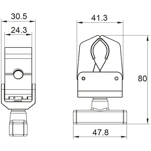 Зажим Kupo KCP-730B Super Claw Clamp