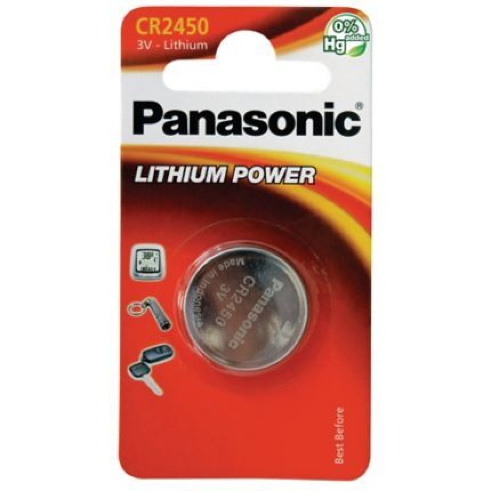 Батарейка Panasonic Lithium Power CR-2450 литиевая 1 шт