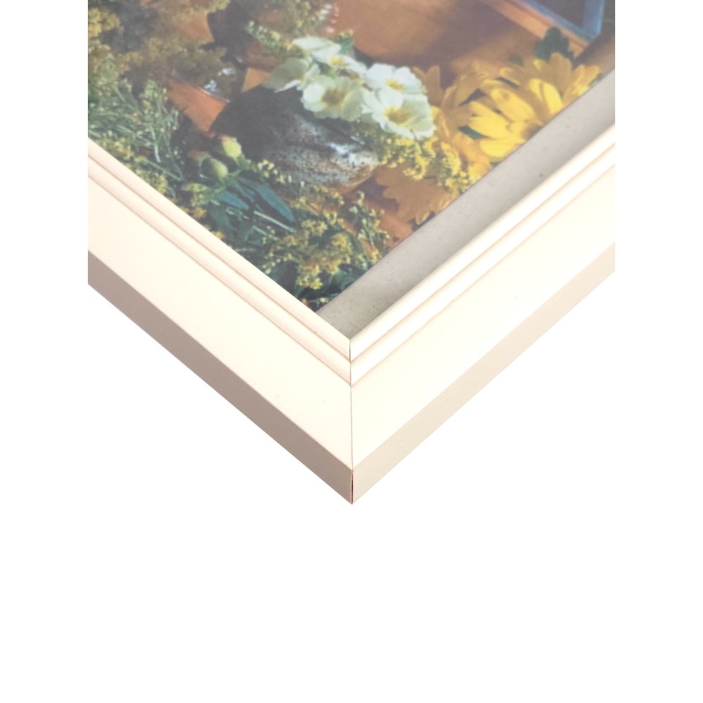 Фоторамка 24x30, дерево/стекло, белый (802100П)