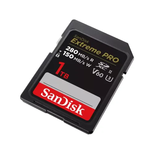 Карта памяти SanDisk Extreme Pro SDXC 1TB UHS-II U3 V60, R/W 280/150 МБ/с