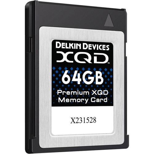 Карта памяти Delkin Devices Premium XQD 2933X 64GB, R/W 440/400 МБ/с